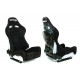 Sportska sjedalab bez FIA homogolacije prilagodljive Sportsko sjedalo LOW MAX K608 crna umjetna koža | race-shop.hr