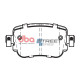 Kočnice DBA DBA Kočione pločice Street Series Ceramic, Stražnja osovina DB15009SS | race-shop.hr