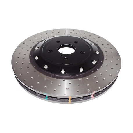 Kočnice DBA DBA 5000 series Crossed Drilled & Dimpled Black Hat Lijeva ruka DBA52379BLKLXD | race-shop.hr