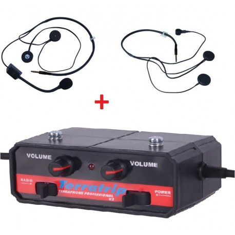 Interfoni set TERRATRIP set interfona Professional + 2x headset | race-shop.hr