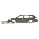 Car-Shapes keychains Seat Leon 5F wagon privjesak za ključeve od nehrđajućeg čelika | race-shop.hr
