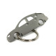Car-Shapes keychains Ford Focus MK2 5d privjesak za ključeve od nehrđajućeg čelika | race-shop.hr