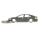 Car-Shapes keychains Skoda Octavia MK3 limousine privjesak za ključeve od nehrđajućeg čelika | race-shop.hr