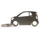 Car-Shapes keychains Smart Fortwo MK3 privjesak za ključeve od nehrđajućeg čelika | race-shop.hr