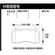 Kočione pločice HAWK performance Hawk Kočione pločice HPS 5.0 HB889B.550 | race-shop.hr