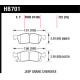 Kočione pločice HAWK performance Hawk Brake Pad LTS HB701Y.723 | race-shop.hr