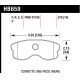 Kočione pločice HAWK performance Hawk Brake Pad Performance Ceramic HB659Z.570 | race-shop.hr