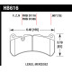 Kočione pločice HAWK performance Hawk Brake Pad HPS HB616F.607 | race-shop.hr