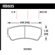 Kočione pločice HAWK performance Hawk Brake Pad DTC-70 (16 mm) HB605U.625 | race-shop.hr