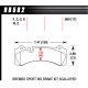 Kočione pločice HAWK performance Hawk Brake Pad DTC-70 (17 mm) HB582U.660 | race-shop.hr