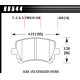 Kočione pločice HAWK performance Hawk Brake Pad Performance Ceramic HB544Z.628 | race-shop.hr
