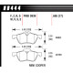 Kočione pločice HAWK performance Hawk Brake Pad Performance Ceramic HB444Z.685 | race-shop.hr