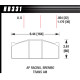Kočione pločice HAWK performance Hawk Brake Pad DTC-70 (30 mm) HB331U1.17 | race-shop.hr