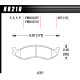 Kočione pločice HAWK performance Hawk Brake Pad Performance Ceramic HB210Z.677 | race-shop.hr