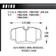 Kočione pločice HAWK performance Hawk Brake Pad Performance Ceramic HB195Z.640 | race-shop.hr