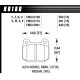 Kočione pločice HAWK performance Hawk Brake Pad HP Plus HB180N.560 | race-shop.hr