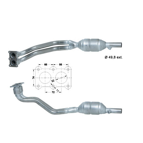 DPF i katalizatori Magnaflow za odredjen model Magnaflow Katalizator za AUDI SEAT SKODA VOLKSWAGEN | race-shop.hr