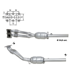 Magnaflow Katalizator za AUDI SEAT