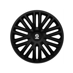 SPARCO poklopci za kotače BERGAMO - 14" (crno) OŠTEĆENO