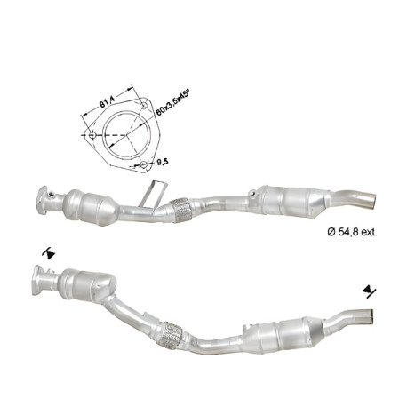 DPF i katalizatori Magnaflow za odredjen model Magnaflow Katalizator za AUDI | race-shop.hr