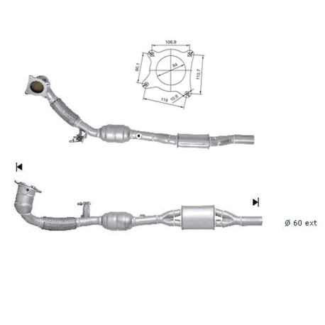 DPF i katalizatori Magnaflow za odredjen model Magnaflow Katalizator za AUDI | race-shop.hr
