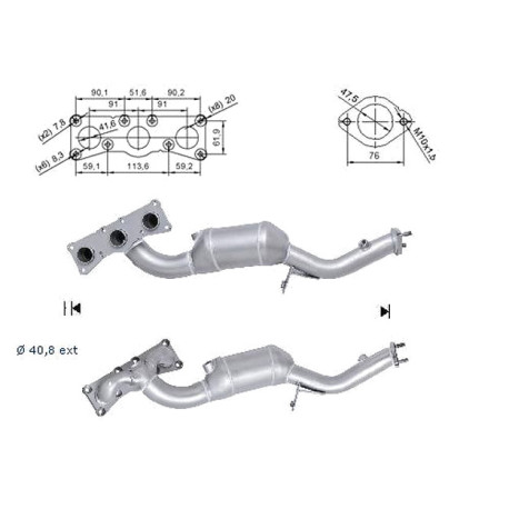 DPF i katalizatori Magnaflow za odredjen model Magnaflow Katalizator za BMW | race-shop.hr