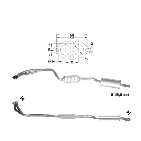 DPF i katalizatori Magnaflow za odredjen model Magnaflow Katalizator za BMW | race-shop.hr