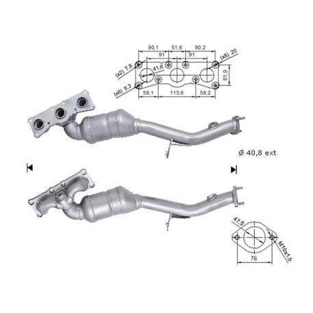 DPF i katalizatori Magnaflow za odredjen model Magnaflow Katalizator za BMW | race-shop.hr
