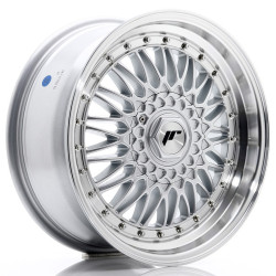 Felga Japan Racing JR9 17x7,5 ET20 4x100/108 Silver w/ Machined Lip+Silver Rivets