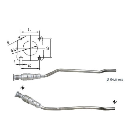 DPF i katalizatori Magnaflow za odredjen model Magnaflow Katalizator za CHRYSLER | race-shop.hr