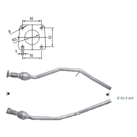 DPF i katalizatori Magnaflow za odredjen model Magnaflow Katalizator za CHRYSLER | race-shop.hr