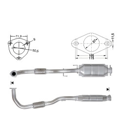 Magnaflow Katalizator za CHRYSLER JEEP