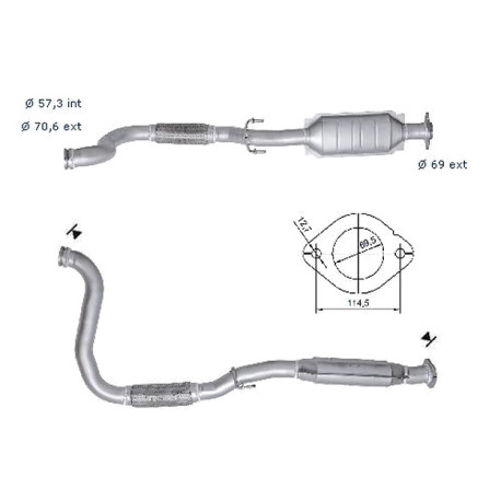 DPF i katalizatori Magnaflow za odredjen model Magnaflow Katalizator za CHRYSLER JEEP | race-shop.hr