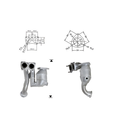 DPF i katalizatori Magnaflow za odredjen model Magnaflow Katalizator za CITROËN | race-shop.hr