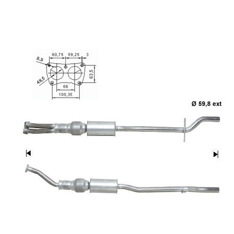 DPF i katalizatori Magnaflow za odredjen model Magnaflow Katalizator za CITROËN | race-shop.hr