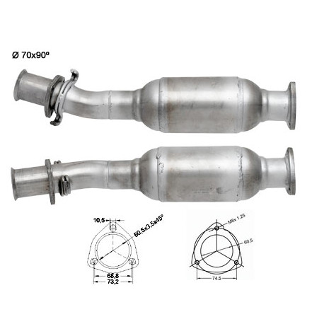 DPF i katalizatori Magnaflow za odredjen model Magnaflow Katalizator za CITROËN FIAT PEUGEOT | race-shop.hr