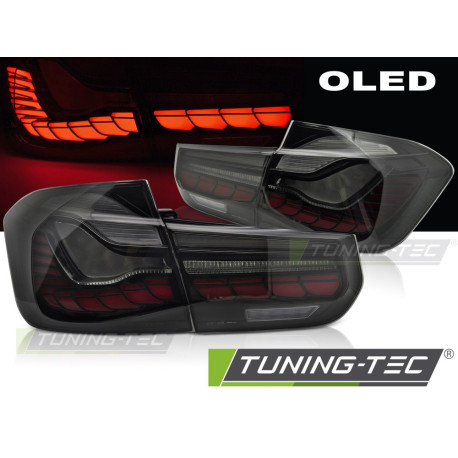 Bazar TUNING-TEC LED stražnja svjetla (OLED) za BMW F30 11-18, dimljena OŠTEĆENO | race-shop.hr
