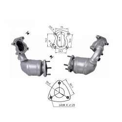 Magnaflow Katalizator za FIAT LANCIA