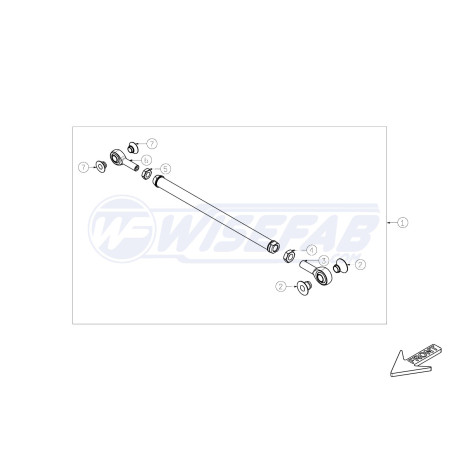E30 WISEFAB spare Rear Suspension Arm No.4 | race-shop.hr