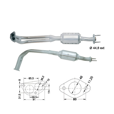 DPF i katalizatori Magnaflow za odredjen model Magnaflow Katalizator za FIAT | race-shop.hr