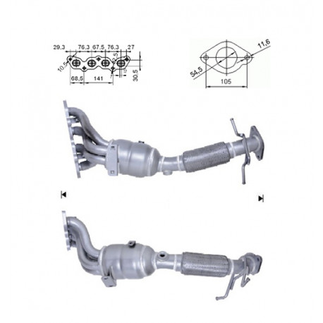 DPF i katalizatori Magnaflow za odredjen model Magnaflow Katalizator za FORD | race-shop.hr