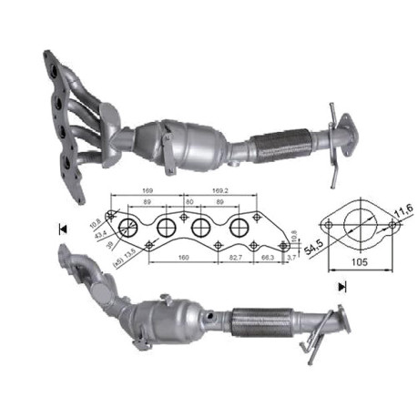 DPF i katalizatori Magnaflow za odredjen model Magnaflow Katalizator za FORD | race-shop.hr