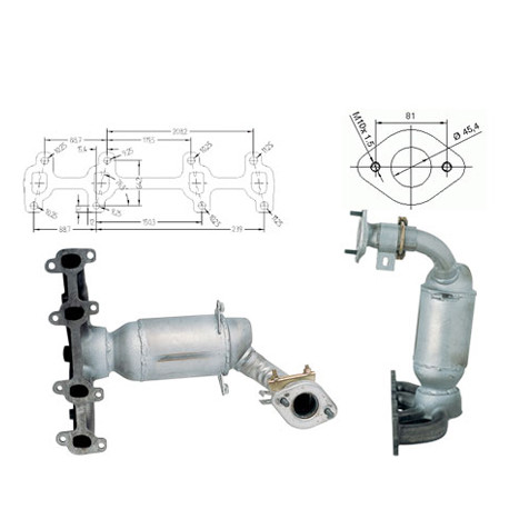 DPF i katalizatori Magnaflow za odredjen model Magnaflow Katalizator za FORD | race-shop.hr