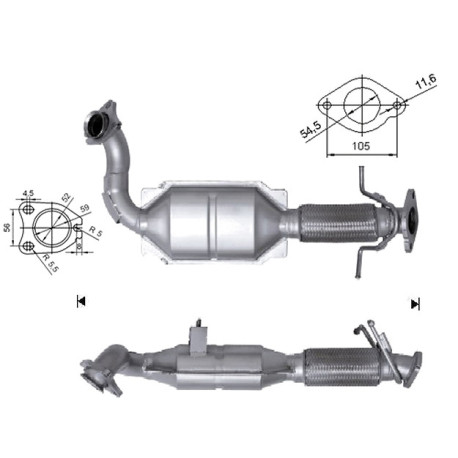 DPF i katalizatori Magnaflow za odredjen model Magnaflow Katalizator za FORD | race-shop.hr