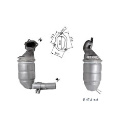 Magnaflow Katalizator za FORD