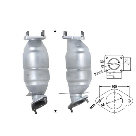DPF i katalizatori Magnaflow za odredjen model Magnaflow Katalizator za FORD | race-shop.hr