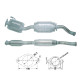 DPF i katalizatori Magnaflow za odredjen model Magnaflow Katalizator za FORD | race-shop.hr