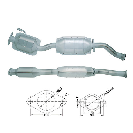 DPF i katalizatori Magnaflow za odredjen model Magnaflow Katalizator za FORD | race-shop.hr