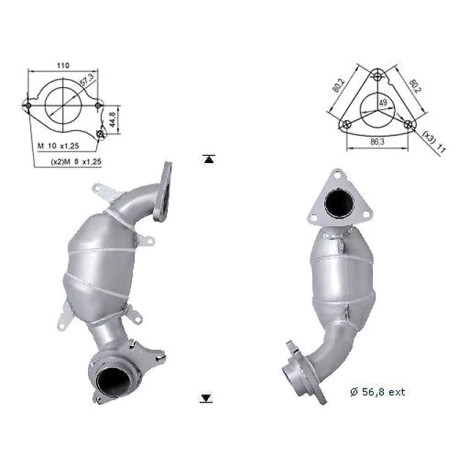 DPF i katalizatori Magnaflow za odredjen model Magnaflow Katalizator za HONDA | race-shop.hr