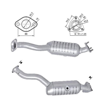 DPF i katalizatori Magnaflow za odredjen model Magnaflow Katalizator za HONDA | race-shop.hr